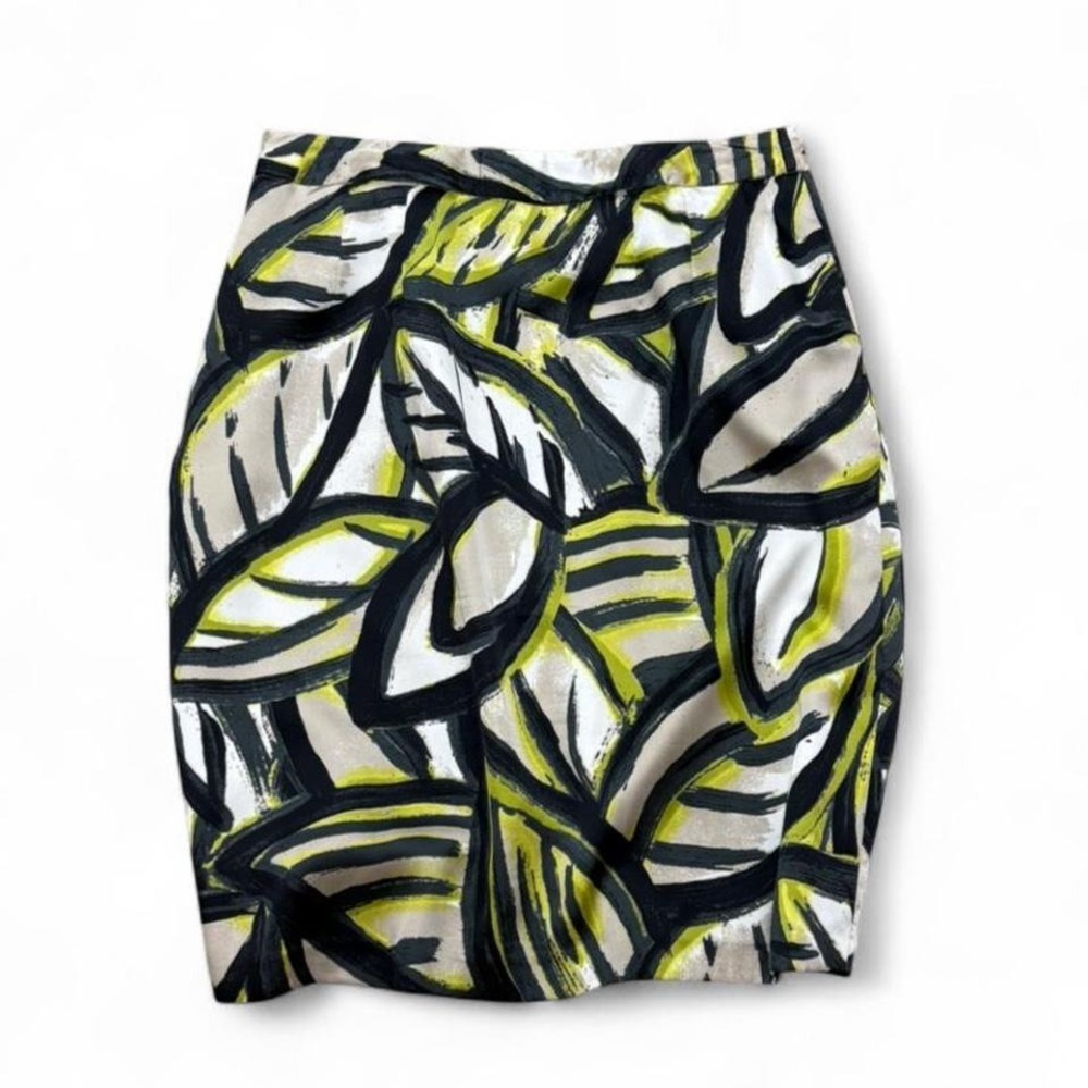 212 Collection Abstract Print Pencil Skirt cottagecore fairy vibe Size 8